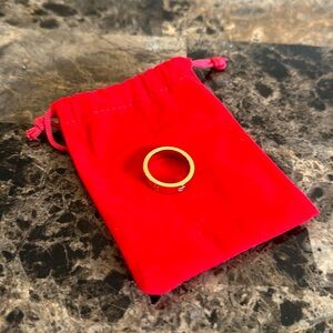 Never worn gold Cartier ring!! Size 8